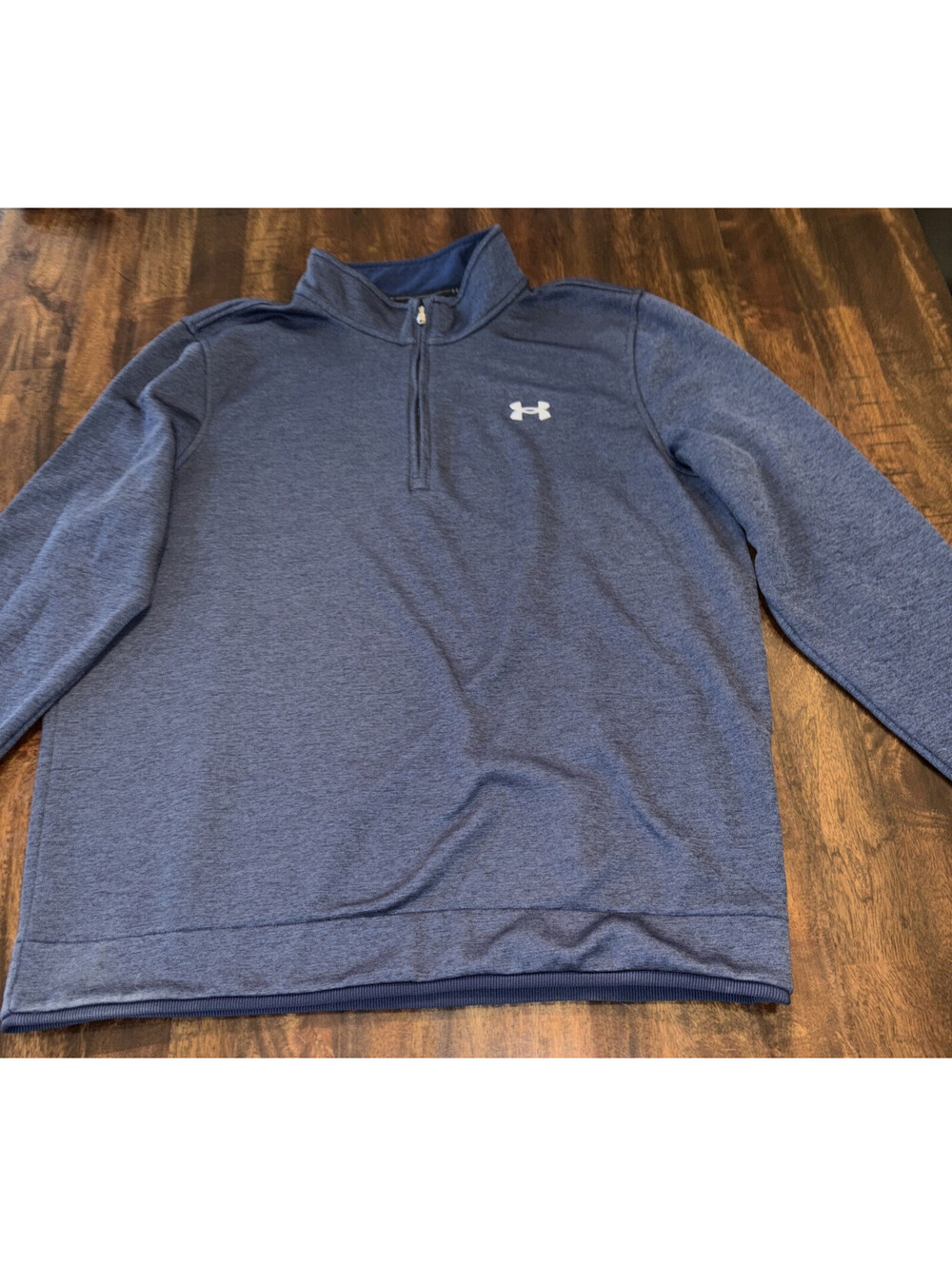 Under Armour Cold Gear Navy Blue Performance 1/4 Zip Golf Jacket Men's XL